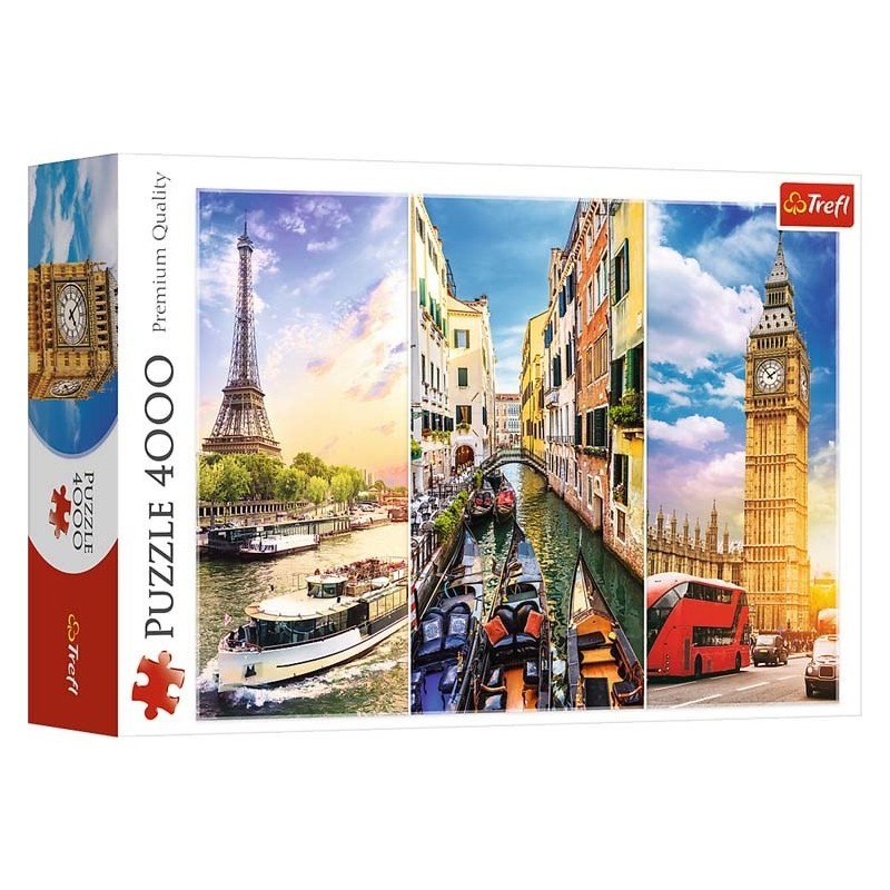 Trefl 45009 puzzle Puzzle układanka 4000 szt. Miast Trefl 45009 puzzle Puzzle układanka 4000 szt. Miast