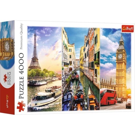 Trefl 45009 puzzle Puzzle układanka 4000 szt. Miast