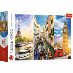 Trefl 45009 puzzle Puzzle układanka 4000 szt. Miast