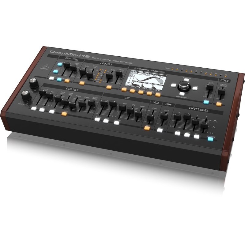 Behringer Deepmind 12D Syntezator analogowy Czarny Behringer Deepmind 12D Syntezator analogowy Czarny