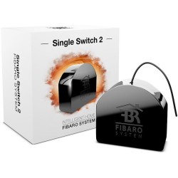 Fibaro FIBEFGS-213 przekaźnik zasilający Czarny