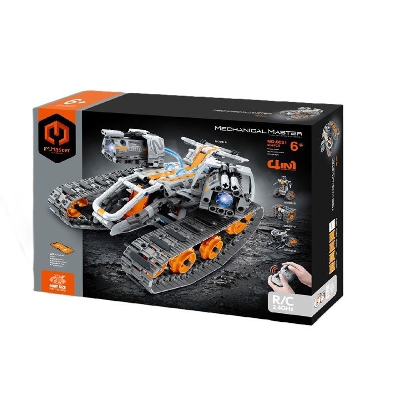 Klocki IM.MASTER RC łazik 4w1 604el