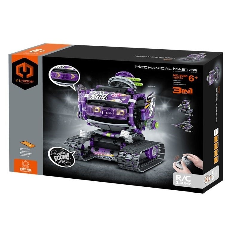 Zestaw kl.robot program. IM.MASTER RC kl.robot program.3w1 458el 8058