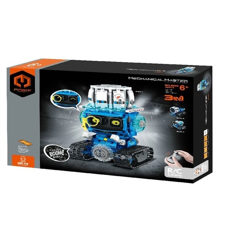 Klocki robot programowalny RC kl.robot programowalny 3w1 494el