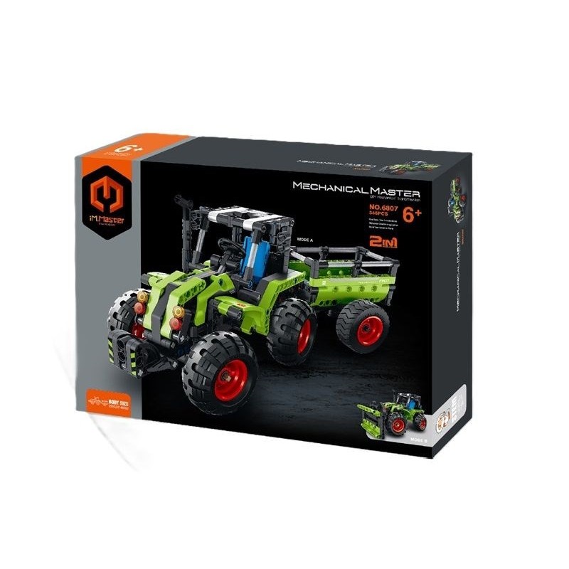 IM.MASTER klocki traktor 2w1 348el 6807 40295