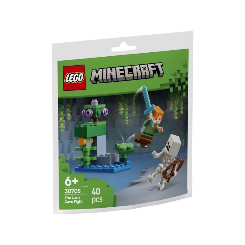 LEGO Minecraft 30705 Walka w bujnej jaskini LEGO Minecraft 30705 Walka w bujnej jaskini