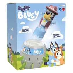 Tomy Pop Up Bluey Gra planszowa Drobne umiejętności motoryczne (zręczność)