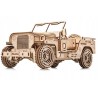 Puzzle drew.model 3D Jeep wojskowy E014 70152