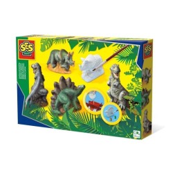 SES Creative Children's Dinosaurs Casting and Painting Set