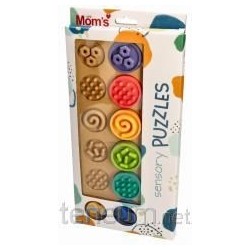 Puzzle sensoryczne kółeczka XL 840 68406