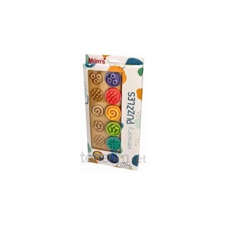 Puzzle sensoryczne kółeczka XL 840 68406
