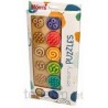 Puzzle sensoryczne kółeczka XL 840 68406