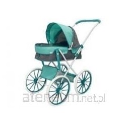 Wózek gondola duże koła szaro-mięt 011761 82960