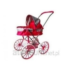 Wózek gondola duże koła róż 011763 82984