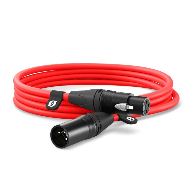 RODE XLR3M-R kabel audio 3 m XLR Czerwony RODE XLR3M-R kabel audio 3 m XLR Czerwony