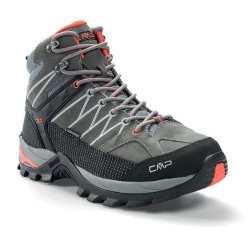 Męskie buty trekkingowe CMP Rigel mid teking shoe WP Asphalt/Syrah, rozmiar 45 (3Q12947-62BN)