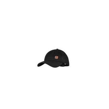 Buff Solid Black Czapka z daszkiem Bawełna, Poliester