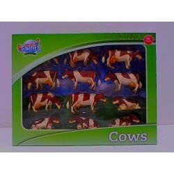 Krowy 12szt bršzowo-białe 571968 81000