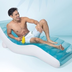 Intex 56874EU dmuchany materac Pojedynczy materac Niebieski, Biały