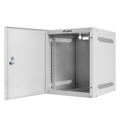 LANBERG SZAFA WISZĄCA RACK 10" 6U 280X310 SZARA, DRZWI METALOWE (FLAT PACK) WF10-2306-00S