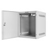 LANBERG SZAFA WISZĄCA RACK 10" 6U 280X310 SZARA, DRZWI METALOWE (FLAT PACK) WF10-2306-00S