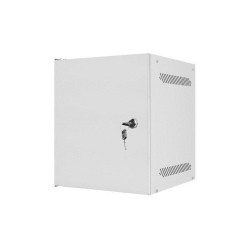 LANBERG SZAFA WISZĄCA RACK 10" 6U 280X310 SZARA, DRZWI METALOWE (FLAT PACK) WF10-2306-00S