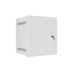 LANBERG SZAFA WISZĄCA RACK 10" 6U 280X310 SZARA, DRZWI METALOWE (FLAT PACK) WF10-2306-00S