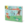 SES Creative Tiny Talents Touch and feel animal puzzle Rama puzzli 5 szt. Animals