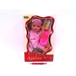 Lalka Agusia pije i siusia 48cm 00382 03824