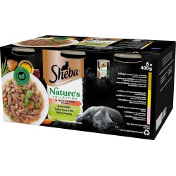 SHEBA wybór smaków w sosie - mokra karma dla kota - 6x400 g