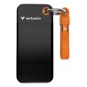 Dysk SSD zewnętrzny Verbatim Pocket SSD 1TB USB-C 3.2 Gen 2 czarny/pomarańczowy
