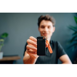 Dysk SSD zewnętrzny Verbatim Pocket SSD 1TB USB-C 3.2 Gen 2 czarny/pomarańczowy