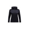 Bluza polarowa damska Peak Performance Rider Tech Zip Hood - black