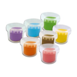 SES Creative Eco dough mega set Ciasto do modelowania Niebieski, Brązowy, Zielony, Pomarańczowy, Fioletowy, Czerwony, Żółty