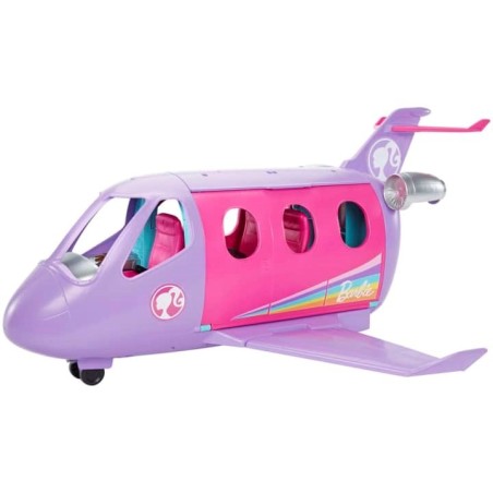 Barbie Lotnicza przygoda Samolot + Lalka + 14 akcesoriów HCD49 MATTEL