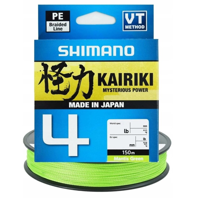 Shimano Plecionka Kairiki 4 0,190mm Shimano Plecionka Kairiki 4 0,190mm