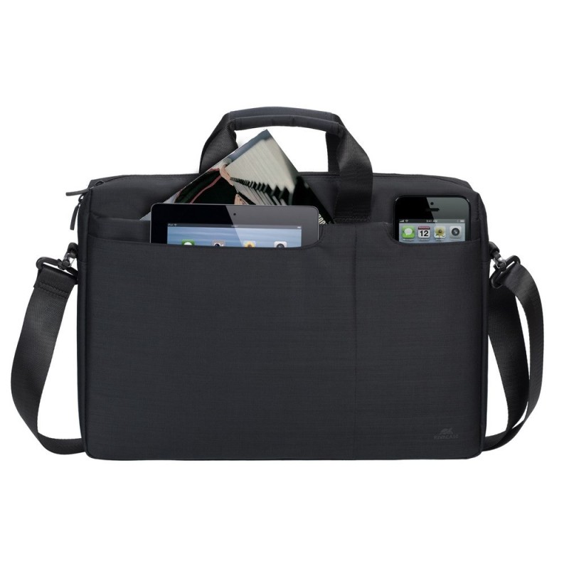 Rivacase Biscayne 39,6 cm (15.6") Obudowa na messenger Czarny Rivacase Biscayne 39,6 cm (15.6") Obudowa na messenger Czarny