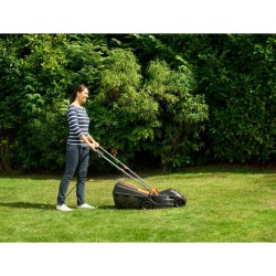 Black & Decker BEMW351-QS kosiarka Kosiarka zwykła Czarny, Pomarańczowy
