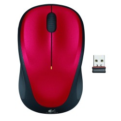 Mysz Logitech M235 910-002496 (optyczna 1000 DPI kolor czerwony)