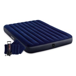 Intex DuraBeam Classic Downy Queen Podwójny materac Niebieski Unisex