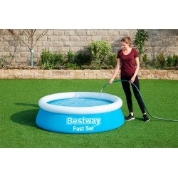 Bestway 57392 basen zewnętrzny naziemny Basen nadmuchiwany W kształcie okręgu 940 l Niebieski