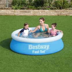 Bestway 57392 basen zewnętrzny naziemny Basen nadmuchiwany W kształcie okręgu 940 l Niebieski