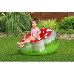 Bestway 75123 fotel nadmuchiwany Pojedyncze krzesło Zielony, Czerwony, Przezroczysty, Biały