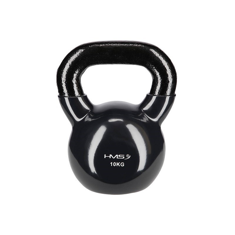 Kettlebell winylowy 10 kg czarny HMS KNV10