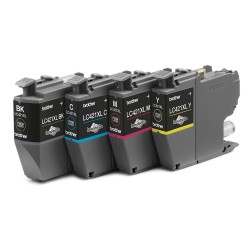 Brother LC-421XLVAL PagePack 4 szt. Oryginalny Wysoka (XL) wydajność Czarny, Cyjan, Purpurowy, Żółty