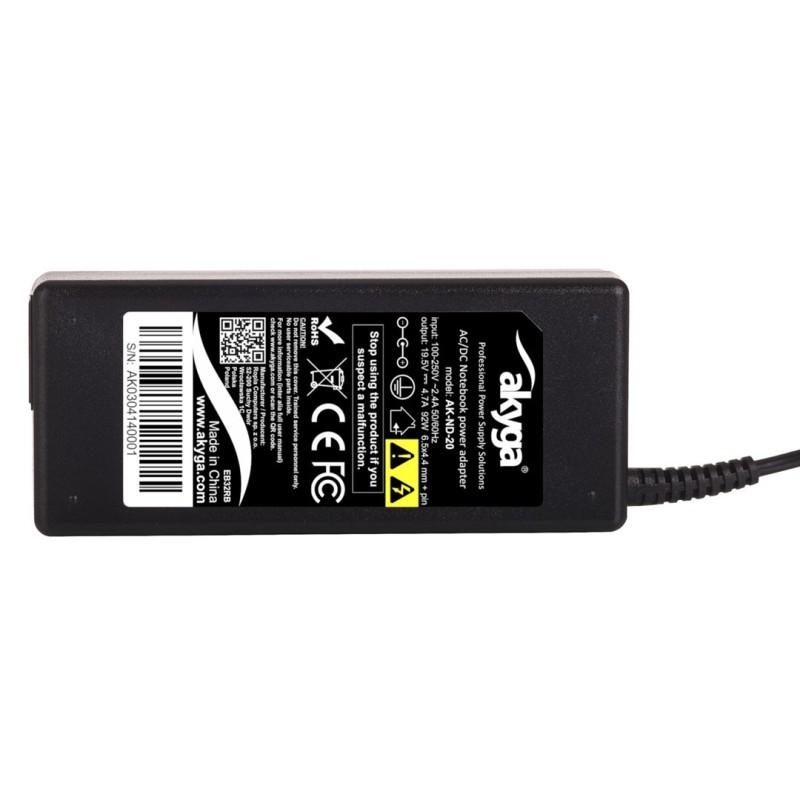 Zasilacz sieciowy Akyga AK-ND-20 do notebooka Sony (19,5 V 4,7 A 92W 6.5 mm x 4.4 mm) Zasilacz sieciowy Akyga AK-ND-20 do notebooka Sony (19,5 V 4,7 A 92W 6.5 mm x 4.4 mm)