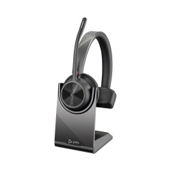 POLY Zestaw słuchawkowy Voyager 4310-M z certyfikatem Microsoft Teams USB-C + adapter BT700 + stacja ładująca