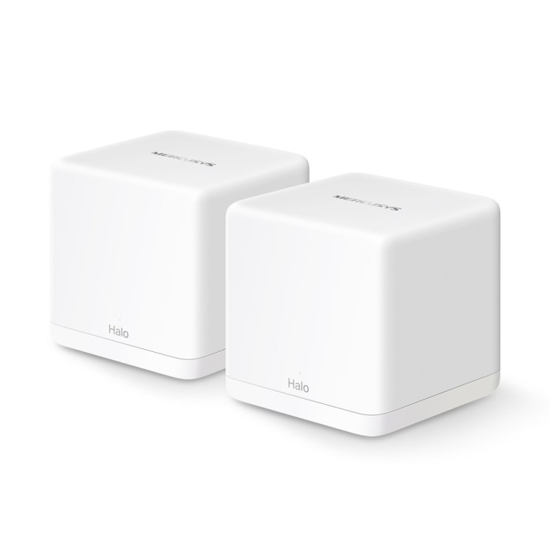 Mercusys HALO H60X Dual-band (2.4 GHz/5 GHz) Wi-Fi 6 (802.11ax) Biały 2 Wewnętrzne Mercusys HALO H60X Dual-band (2.4 GHz/5 GHz) Wi-Fi 6 (802.11ax) Biały 2 Wewnętrzne