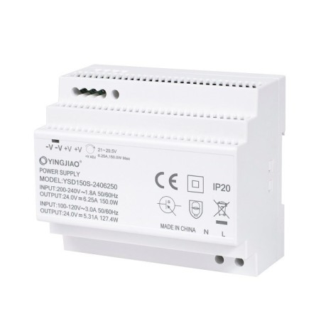 Zasilacz Yingjiao DIN YSDS 24V 6,25A 150W