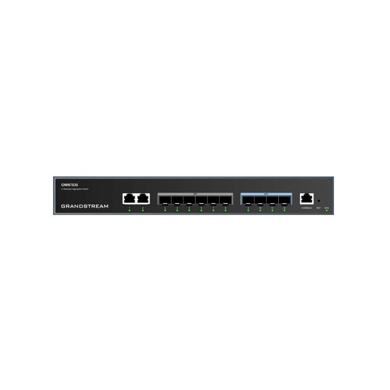 Grandstream GWN 7830 6SFP, 4SFP+ zarządzalny switch L3 | Sieć | Przełączniki L3 agregacyjne Grandstream GWN 7830 6SFP, 4SFP+ zarządzalny switch L3 | Sieć | Przełączniki L3 agregacyjne